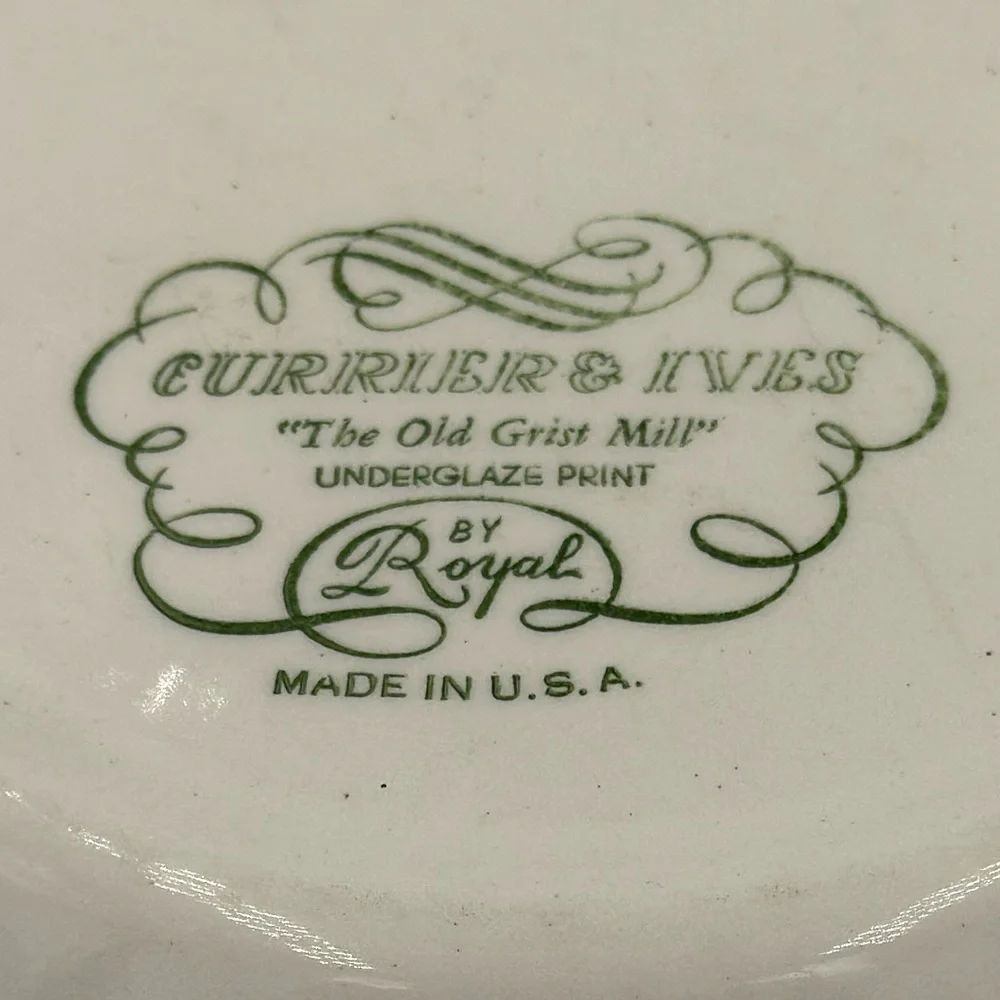 Currier & Ives Set By Royal China